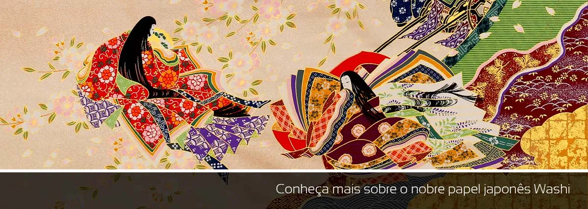 O papel Japonês Washi